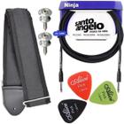 Kit Cabo Santo Angelo P10 Ninja 3M Com Correia E Acessórios