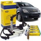 Kit Cabo + Velas Meriva 1.8 8v após 2002 Marelli Original