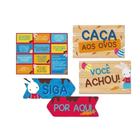 Kit Caça Aos Ovos De Páscoa Cromus 23012200 - Cromus Pascoa