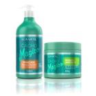 Kit Cacho Mágico Shampoo Funcional 500 ml + Máscara Umectante 450 g Lowell