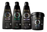 Kit Cachos Arvensis Sh+Cond+Ativador 300Ml+Masc. Ondul. 450G