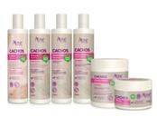 Kit Cachos Shampoo, Co Wash, Cond, Gelatina, Másc e Ativador Apse Vegano