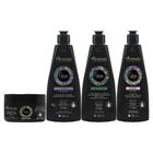 Kit Cachos Shampoo, Condicionador, Creme e Máscara Arvensis