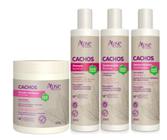 Kit Cachos Shampoo, Condicionador, Gelatina e Ativador Apse Vegano