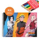 Kit Colorir Caderno desenho Dragon Ball, Lápis e Folha A4 - Macrozão -  Caderno de Desenho - Magazine Luiza