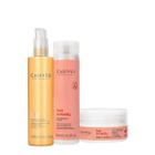 Kit Cadiveu Essentials Hair Remedy Shampoo Máscara e Nutri Glow Booster (3 produtos)