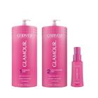 Kit Cadiveu Glamour SH. 3000ml + Cond. 3000ml + Óleo 65ml