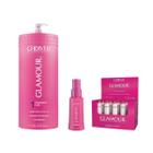 Kit Cadiveu Glamour SH. 3000ml + Óleo 65ml + Amp. 10x15ml