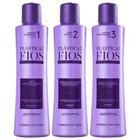 Kit cadiveu plastica dos fios selagem termica 3 produtos 300ml