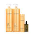 Kit Cadiveu Professional Nutri Glow Shampoo G Condicionador Máscara G e Açaí Oil 60 (4 produtos)