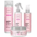 Kit Cadiveu Quartzo Shine Cond + Máscara + Fluido +Proteína