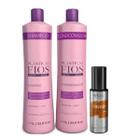 Kit Cadiveu Sh e Cond Plastica dos Fios1L + Wess Finish 50ml