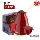 Kit Café Garrafa Térmica Suporte Filtro Açucareiro Uniterm