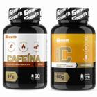 Kit Cafeina 210mg 60 Caps + Vitamina C 120 Caps Growth