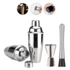 Kit Caipirinha Completo Profissional Combo 4 Peças Inox