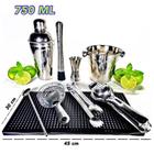 Kit Caipirinha Coqueteleira 750 Ml E Acessórios Inox