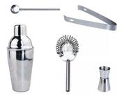 Kit Caipirinha Profissional em Aço Inox 5 Peças - Uny Home - Uny Gift