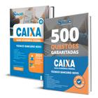 Kit caixa apostila tecnico bancario+500 questões ed. solução - EDITORA SOLUÇÃO