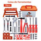 Kit Caixa De Ferramentas E Acessórios - Brinquedo 39 Peças