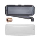 Kit Caixa de Passagem Split POP + Tampa Split POP TPP003 + Luva PVC Rosca 3/4