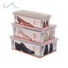 Kit Caixa De Sapato Transparente Para Organizar Tam P+ M e G