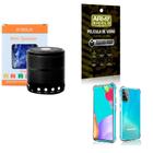 Kit Caixa de Som Bluetooth + Capinha Samsung A52 + Película 3D