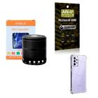 Kit Caixa de Som Bluetooth + Capinha Samsung A52S 5G + Película 3D