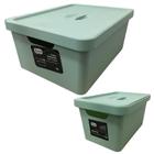 Kit Caixa Organizadora Collection Com Tampa 3/10 L Verde - Utility