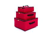 Kit Caixa Organizadora Pet Tubline - Vermelho