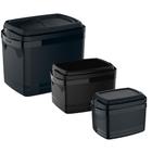 Kit Caixa Térmica Cooler 32 L+12 L+5 L Preto - Soprano