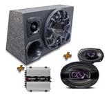 Kit Caixa Trio Bravox 12 + 6x9 Pioneer + Tl 1500 Taramps