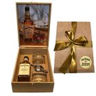 Kit Caixa Whisky Jack Daniels Honey 375ml + 2 Copo + Dosador