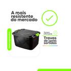 Kit caixas organizadoras 30 litros - FORMPLAST