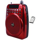 Kit Caixinha Megafone Portátil Som 20w Usb BT FM com Pendrive 16Gb Usb 2.0 Pra Gravar e Escutar Suas Musicas - Inova