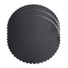 KIT CAKE BOARD PREMIUM PRETO Nº32 C/ 3 UN - CURIFEST