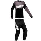 Kit Calça + Camisa IMS MX 2024 Cinza/Preto