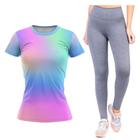 Kit Calça Legging Preta e Cinza Empina Bumbum Lisa Blusa Feminina Academia Fitness Caminhada - Efect