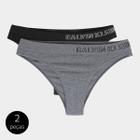 Kit Calcinha Calvin Klein Sem Costura 2 Peças