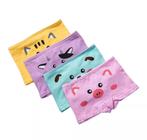 Kit Calcinha Infantil Box Shortinho Box (92% Algodão 8% Elastano) 2a10 anos