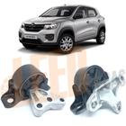 kit Calço Coxim Direito Esquerdo Motor Kwid 2017 2018 2019