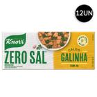 Kit Caldo Tabletes Galinha Knorr Zero Sal 12 Unidades