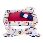 Kit Cama Pet para Cachorro ou Gato Porte Médio Mickey ou Minnie