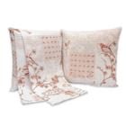 Kit Cama Posta Queen Size Peseira Piquet 5 Peças Decoração