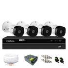 Kit Câmera de Segurança Intelbras com 4 Câmeras de Segurança 1080p