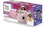 Kit Câmera Instax Mini 12 Rosa Spray