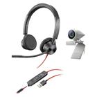 Kit Câmera Studio P5 e Headset Blackwire BW3325 2200-87130-025 Poly