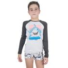 Kit Camisa Camiseta UV + Sunga Tubarão Tutuba Proteção Solar