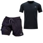 Kit Camisa Esportiva Dagg Premium + Short Academia e Térmico 2em1 Dagg