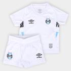 Kit Camisa Grêmio Infantil II 24/25 s/n Torcedor Umbro + Calção Grêmio Infantil