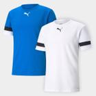 Kit Camisa Puma teamRise Masculina 2 Peças